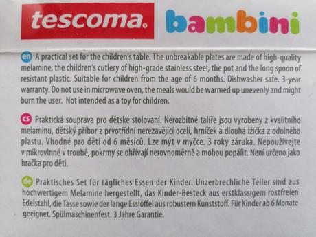Jídelní souprava teskoma bambini, 