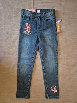 Dívčí džíny s výšivkou little kids vel. 116, 116