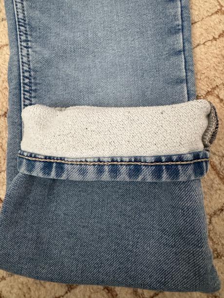 Džíny - termo, c&a,146