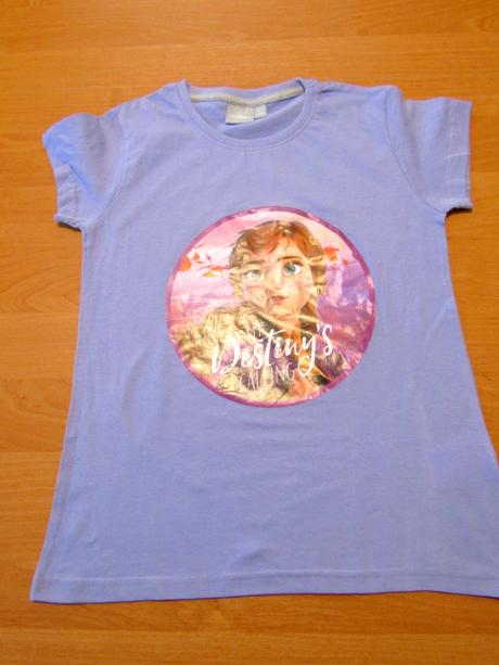 Fialkové triko frozen vel 146-152, 152