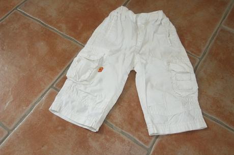 Letní bílé kalhoty, little star,80