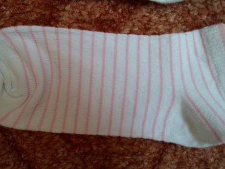 Bílé růžové šedé kotníkové ponožky 9 párů - 27-30, 27