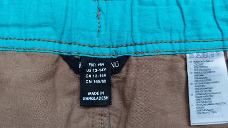 Bermudy, h&m,164
