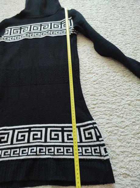 Pletený svetr - šaty, l