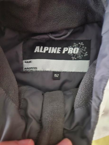 Zimní bunda alpine pro vel. 152, alpine pro,152