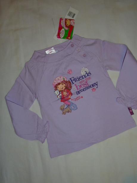 Tričko jahůdka strawberry vel 5 rok 104/110 bavlna, 104 / 110