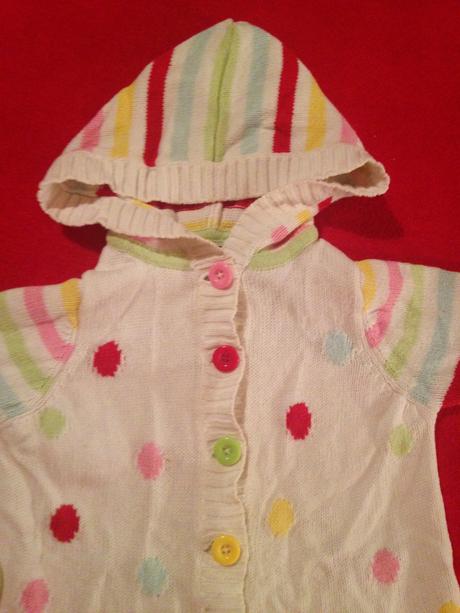 Dívčí svetr puntíky a proužky, george,86