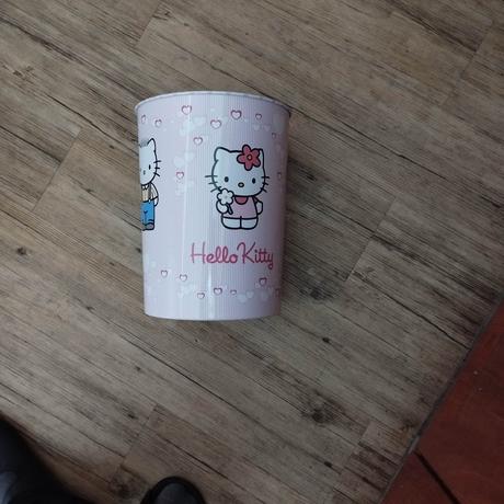 Koš plechový - hello kitty,