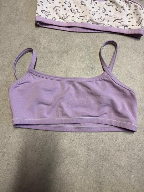 Dívčí podprsenka cotonella velikost 12 let - 6 ks, 146