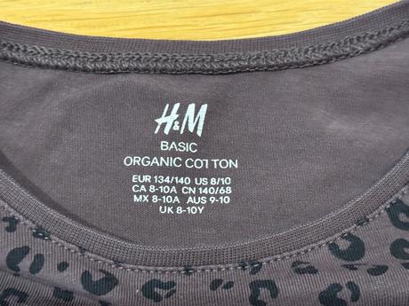 Triko s dlouhým rukávem, h&m,134