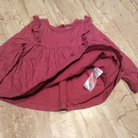 Tunika protkaná zlatou nití zn. primark, primark,80