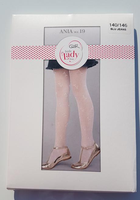 M57	dívčí silonky mašličky vel. 140-146, 140 / 146