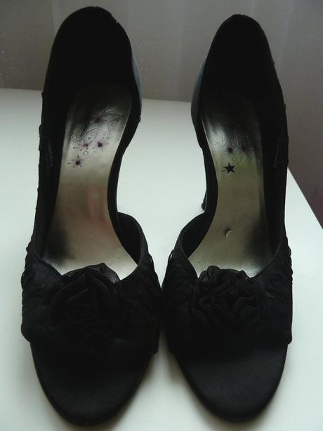 Boty - černé střevíčky, deichmann,38