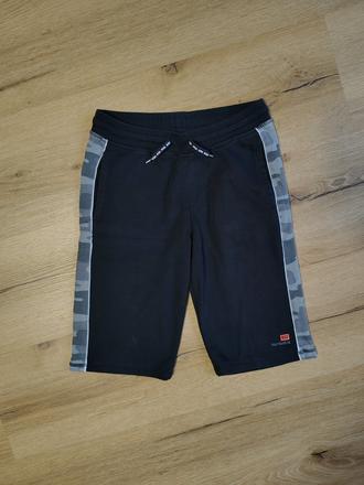 Chlapecké bavlněné kraťasy c&a 146/152 černé, c&a,146