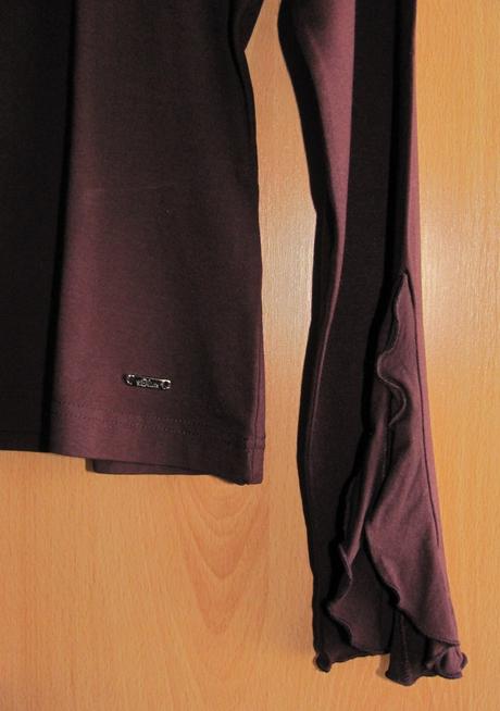 Tmavě vínové triko, s.oliver,l