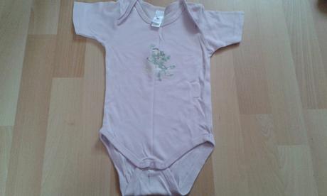 Bodýčko s kočičkou - růžové, vel. 74, baby club,74
