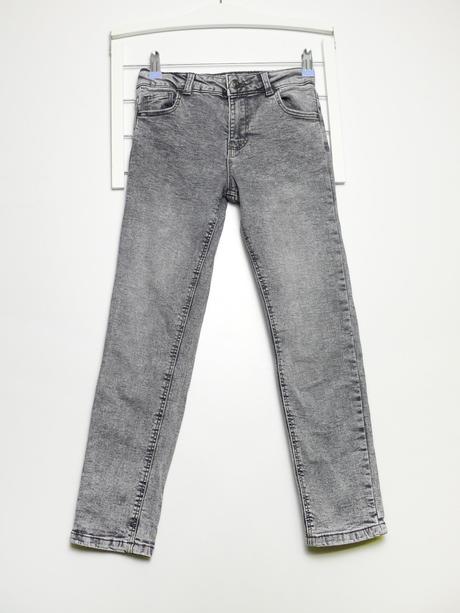 Šedé džíny, primark,134