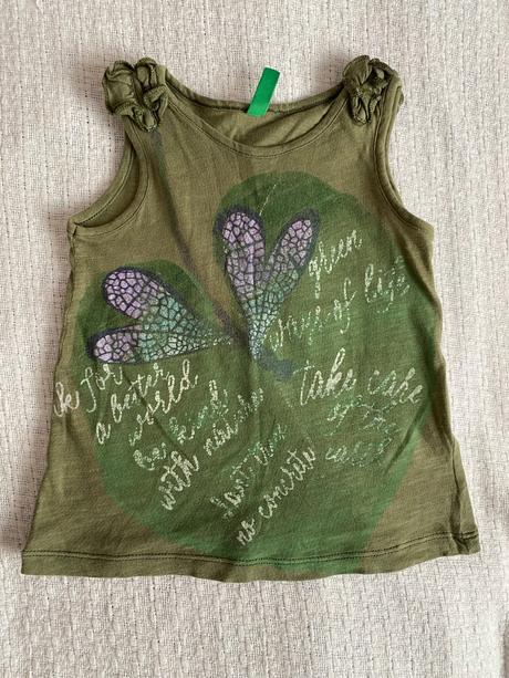 Tričko bez rukávů vel. 86/1-1,5r zn. benetton, benetton,86