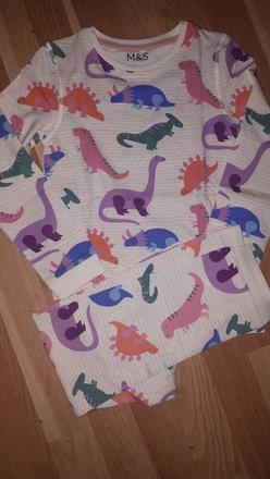 Pyžamo s dinosaurus 122, marks & spencer,122
