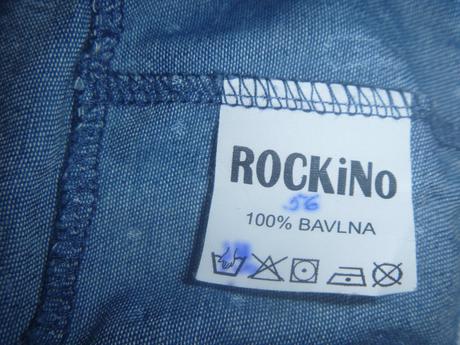 Modrý klobouček s mašličkami zn. rockino vel. 56, rockino,122