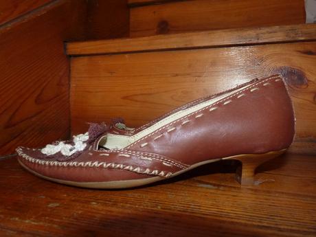 Hnede spicate kozene boty mokasinoveho vzhledu 37, 37