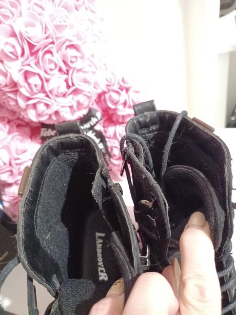 Černé zimní kotníkové boty na zavazování, deichmann,36