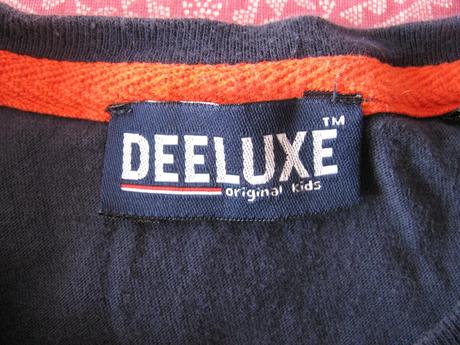 Tmavě modré bavlněné tričko s lebkou deeluxe, 128