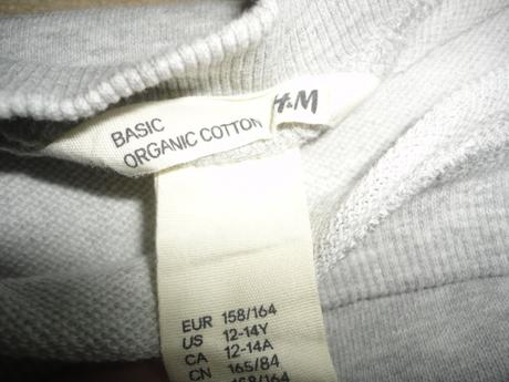 Supr crop-top mikina hm, vel. 12-14 let, h&m,158