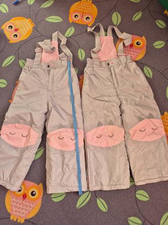 2 x lyžařské kalhoty, 122