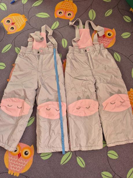 2 x lyžařské kalhoty, 122