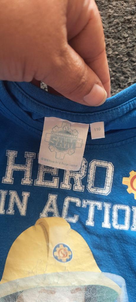 Chlapecké tričko požárník sam, vel. 110., 110