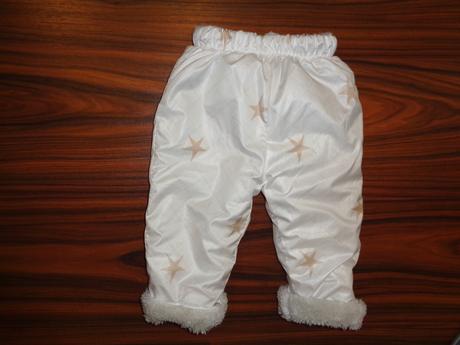 Luxusní bílozlatý hvězdičkový zimní komplet, 68