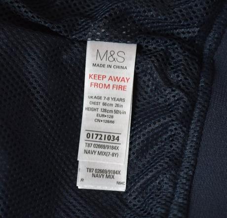 Přechodová bunda vel. 7 - 8 let, marks & spencer,128