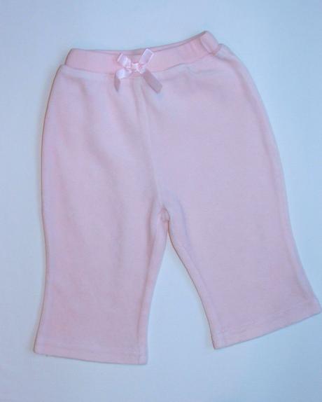 H747 sametkové dívčí tepláky vel. 68, disney,68