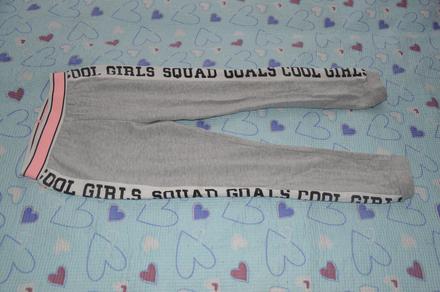 140 girls šedé tepláky tepláčky, 140