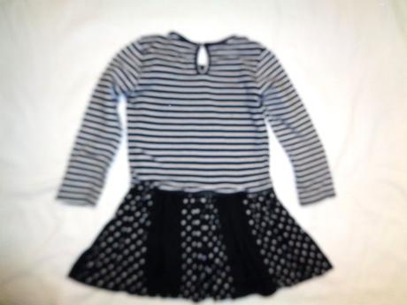 Kouzelné černobílé šaty, nutmeg,98