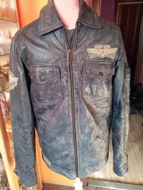 Pánská kožená bunda, s