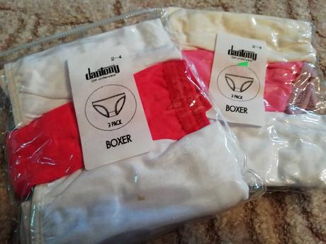 Nové kalhotky 2-4 roky-bavlna-3balení, 80