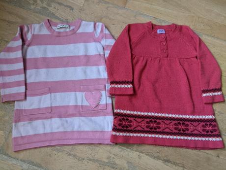 Pletené šaty vel 92/98, setino,92