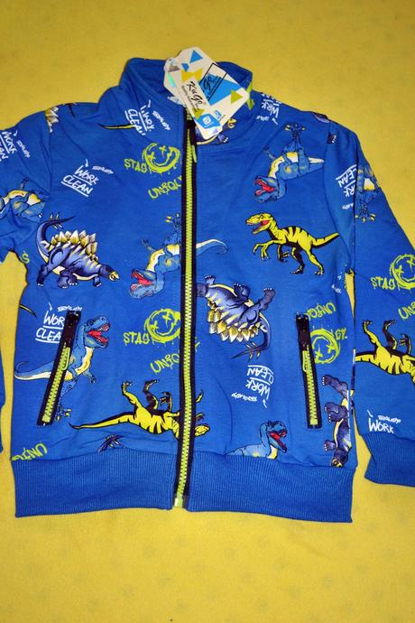 Kvalitní mikina kugo na zip,bavlna,110-122, kugo,110 / 116 / 122