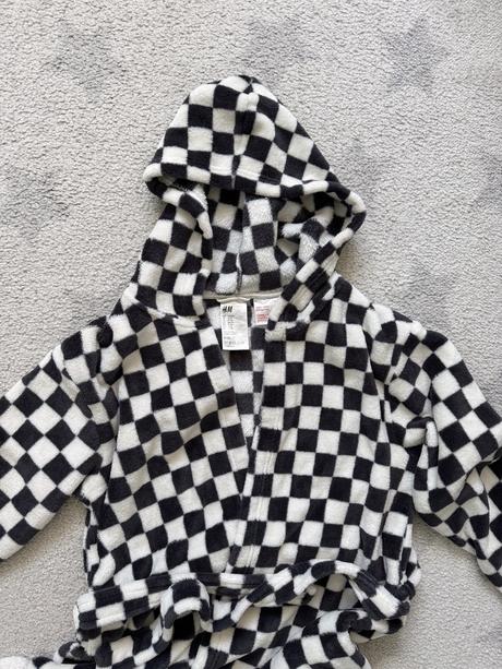 Chlapecký župan hm káro, vel. 158/164, h&m,158