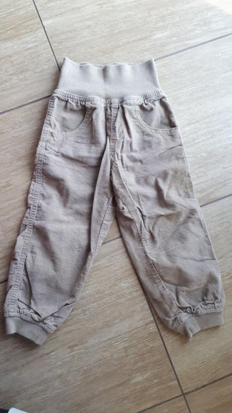 Tenké manžestrové kalhoty, lupilu,86