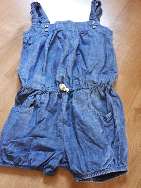 Peckovní džínový riflový balónkový overal, cherokee,122