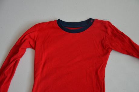 Pěkné červené body s dl.rukávem v. 86/92 cm lupilu, lupilu,86