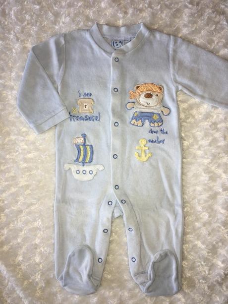 Modrý sametový overal zip zap, zip zap,74