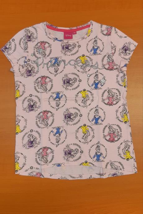 Dívčí triko kr.ruk. 128 disney princess, disney,128