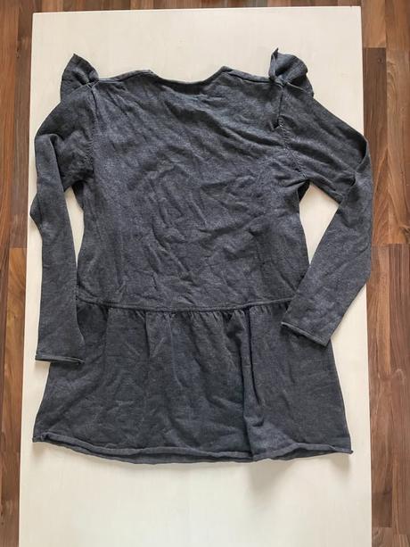 Śedý top/svetřík s volány, vel 164, 13-14 let, i v, 164