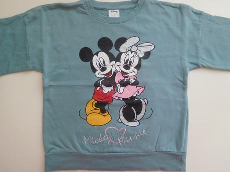 Mikina s minnie a mickeym vel. 134/140, lindex,134