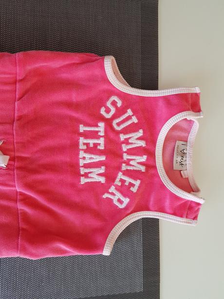 Dětský letní růžový overal next vel. 12-18, next,86