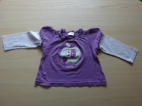 Tričko/tunika s jablíčkem dl.r., vel. 86, cherokee,86